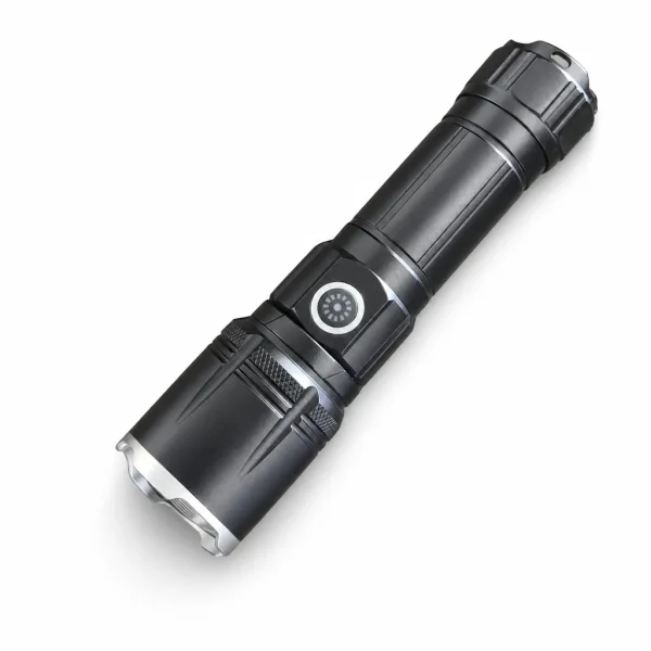10 W Laser Zoom Flashlight 1000 lm Aluminum Alloy Rechargeable Torch