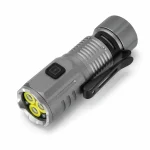 3 Lights Rechargeable LED Flashlight Mini Magnetic Tail Tactical Torch