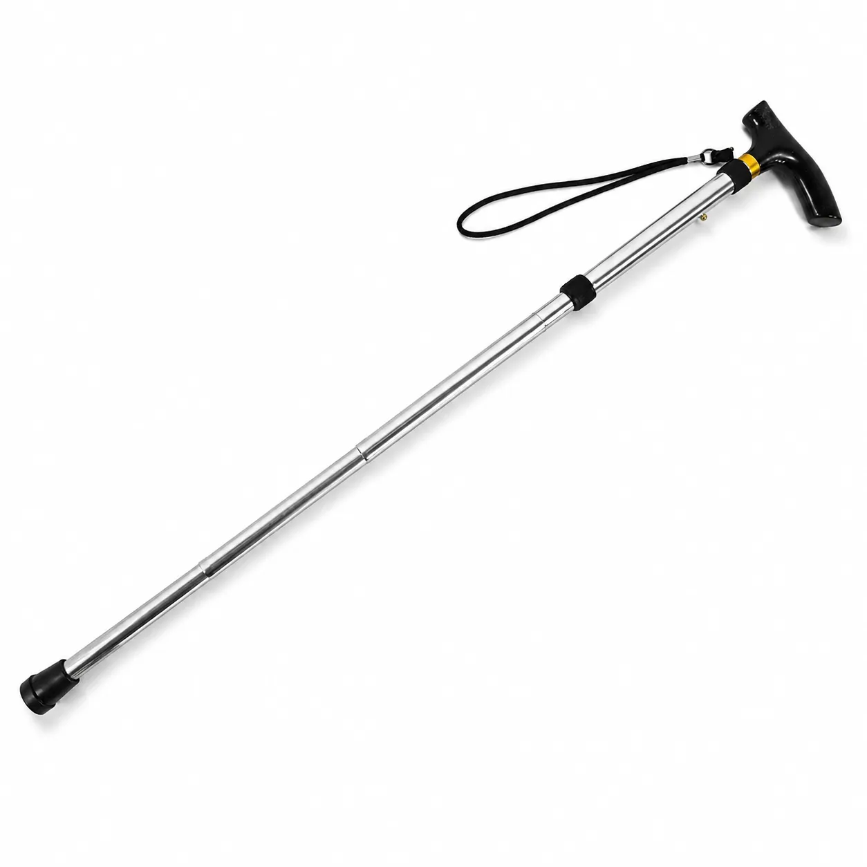 4-Section Lightweight Aluminum Alloy Folding Trekking Walking Cane
