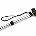 4-Section Lightweight Aluminum Alloy Folding Trekking Walking Cane
