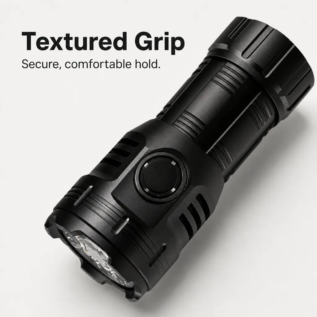 8 Light Rechargeable LED Flashlight