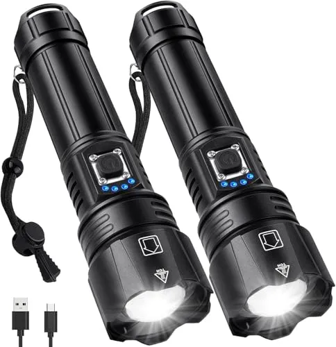 990000 High Lumens Rechargeable LED Flashlight