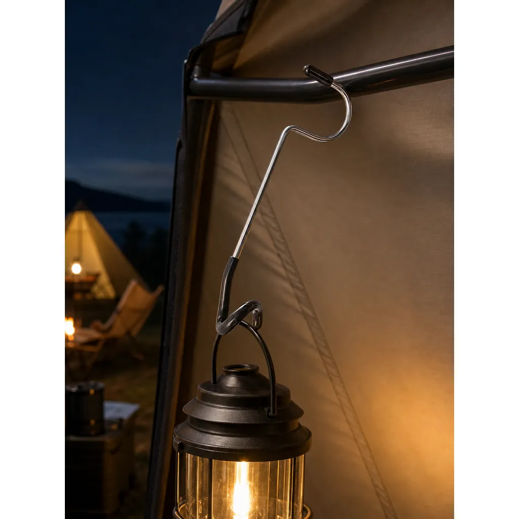 Jiadi A4 Black Stainless Steel S Type Fish Shape Lantern
