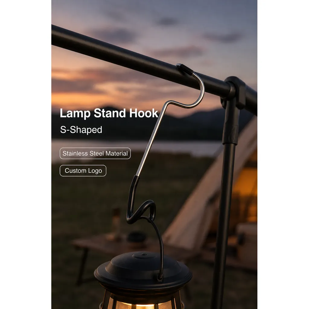 Jiadi A4 Black Stainless Steel S Type Fish Shape Lantern