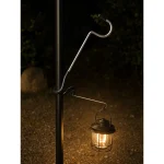 Jiadi A4 Black Stainless Steel S Type Fish Shape Lantern