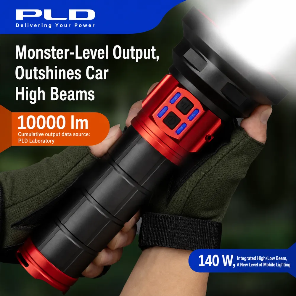 High-Power High-Lumen Brightness Strong Light Flashlight