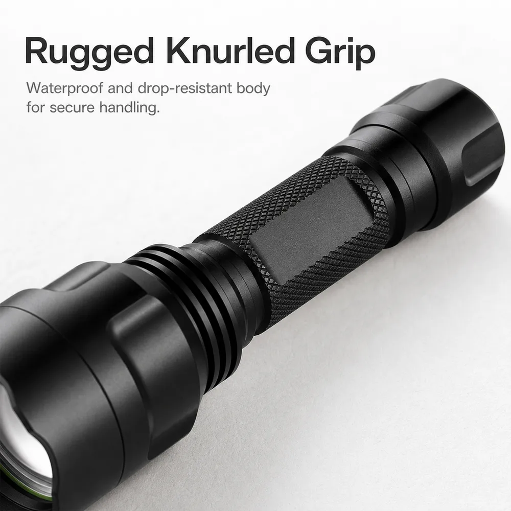 Alonefire C8 Industrial UV LED Flashlight