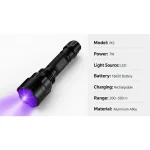 Alonefire C8 Industrial UV LED Flashlight