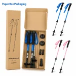 Children Double Foldable Telescopic Hiking Poles