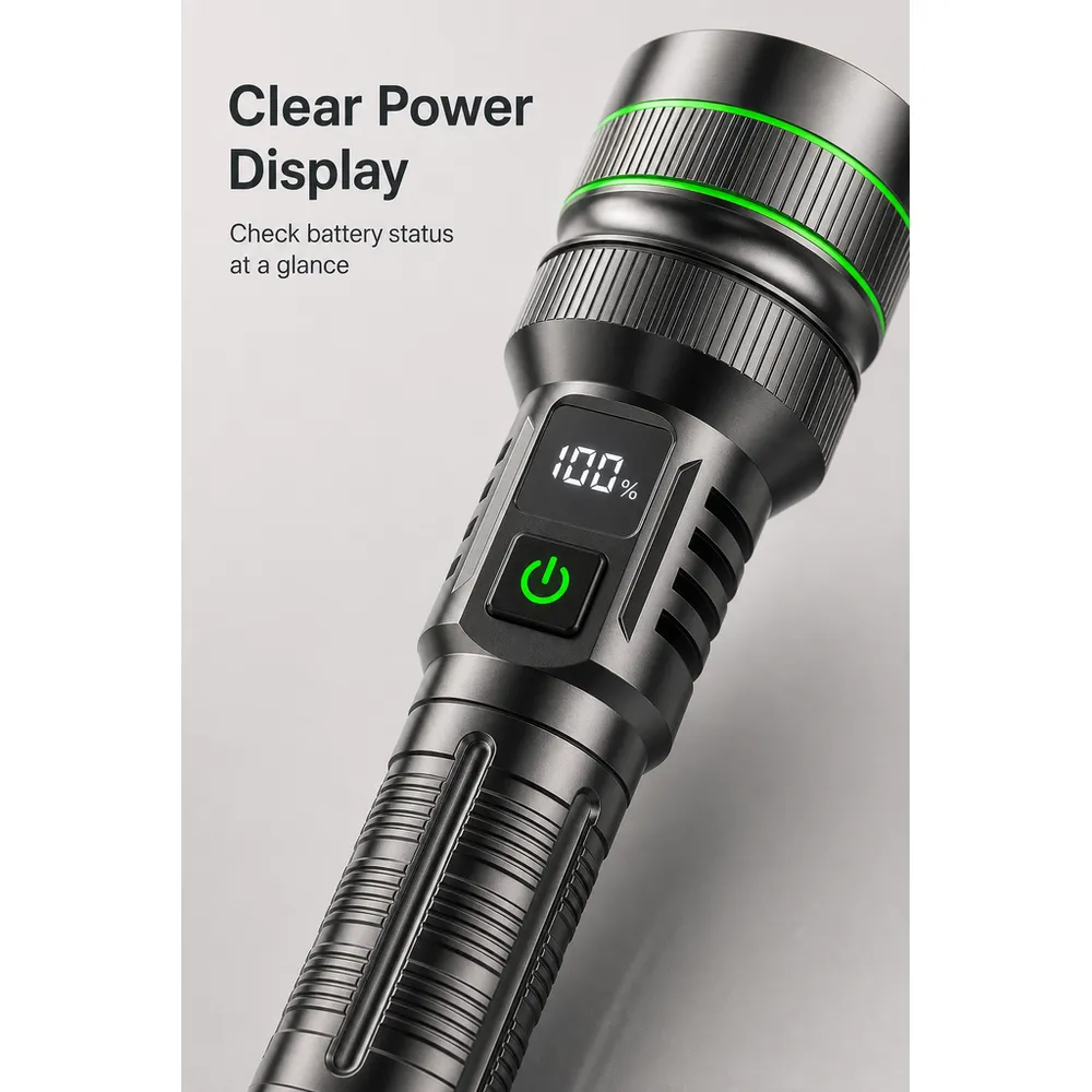 Super Bright 1000 Lumens Tactical LED Flashlight