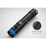 For Pointer DL1 Mini Waterproof Scuba Diving Flashlight