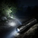 F-005 LED Flashlight Zoomable Tactical Torch
