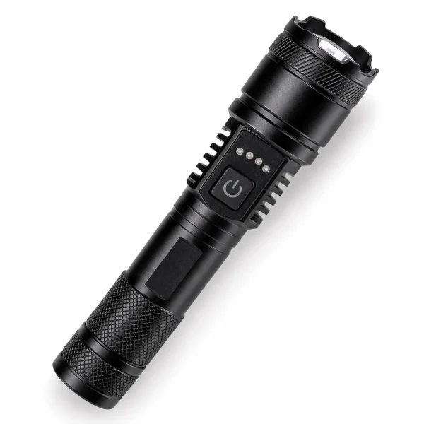 F-952 Rechargeable Laser Flashlight Zoomable Tactical Torch