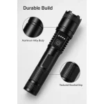 F-952 Rechargeable Laser Flashlight Zoomable Tactical Torch