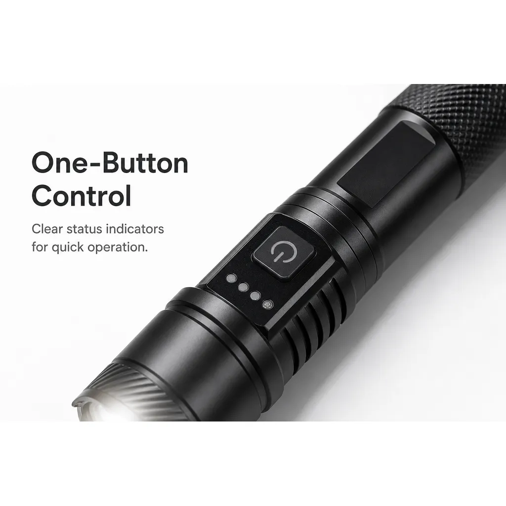 F-952 Rechargeable White Laser Flashlight