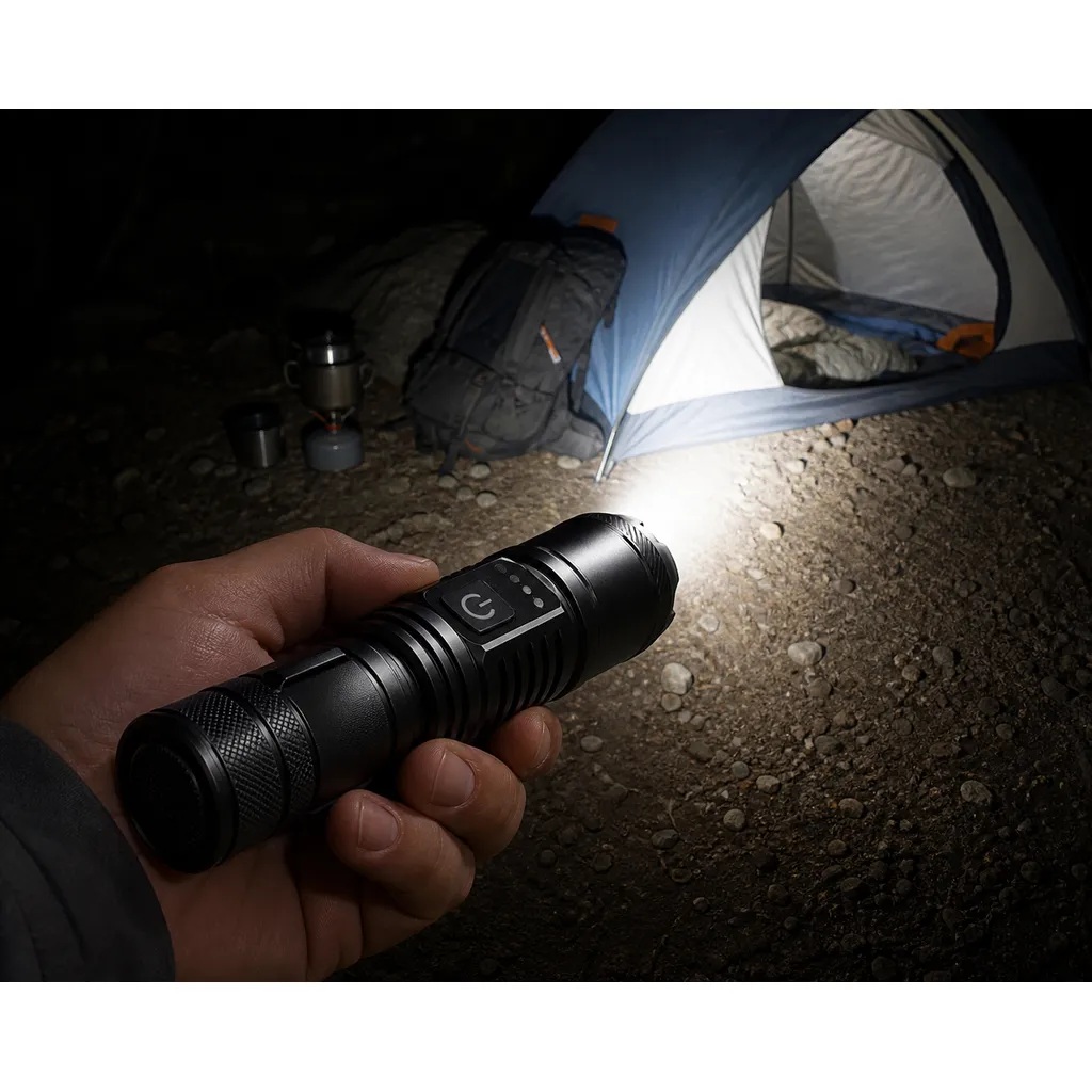 F-952 Rechargeable White Laser Flashlight