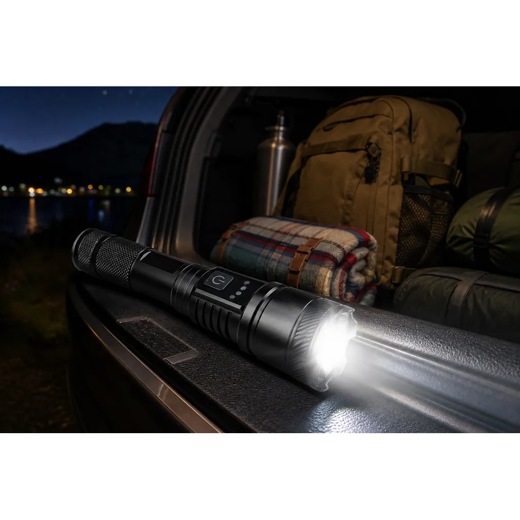 F-952 Rechargeable White Laser Flashlight