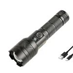 USB-C Rechargeable 1000-Lumen Tactical LED Flashlight