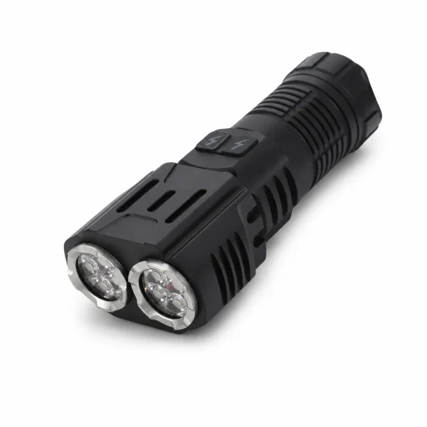 F302 Aluminum Alloy Rechargeable Dual LED COB Flashlight