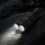 F302 Aluminum Alloy Rechargeable Dual LED COB Flashlight