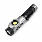 F303 1000 lm Rechargeable 90° Rotating Head Flashlight with COB Side Light