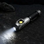 F303 1000 lm Rechargeable 90° Rotating Head Flashlight with COB Side Light
