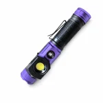 F303X 1000 lm Rotating Head LED Flashlight with COB UV Light