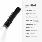F307 Rechargeable LED Flashlight