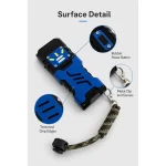 F333 Rechargeable Multifunction LED Flashlight