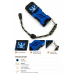 F333 Rechargeable Multifunction LED Flashlight