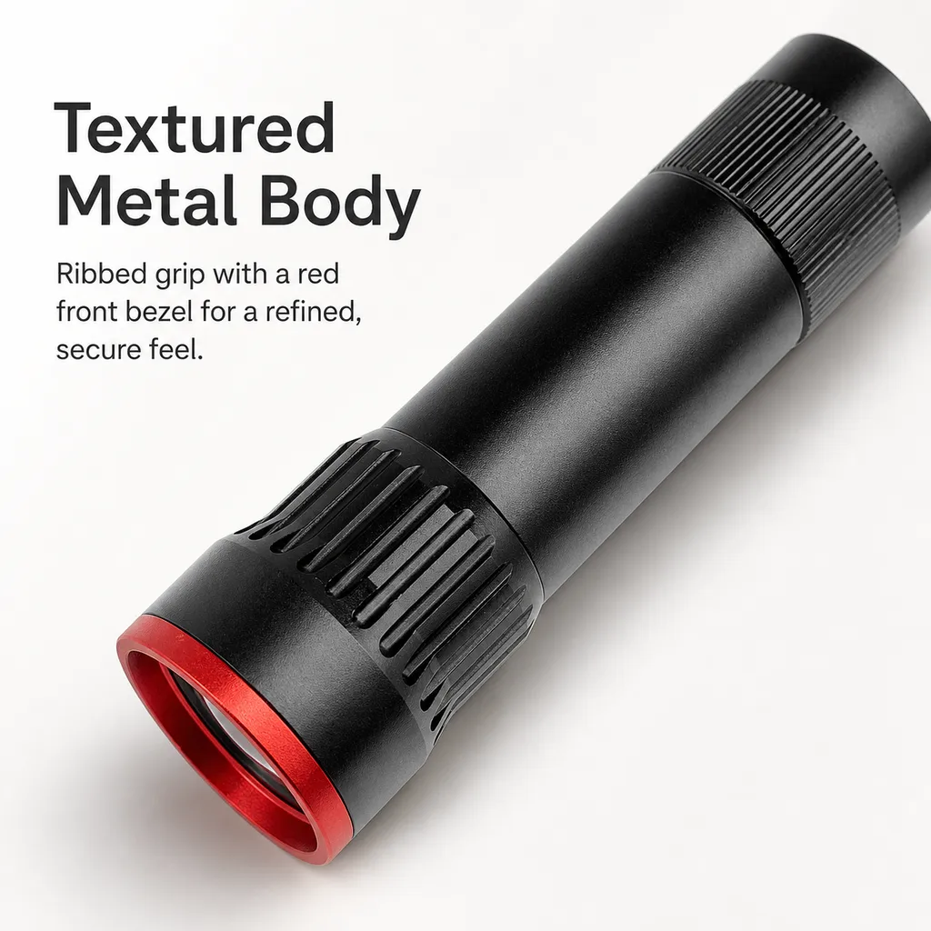 F891 Rechargeable LED Flashlight Zoomable Tactical Torch