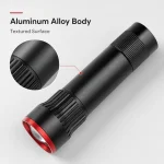 F891 Rechargeable LED Flashlight Zoomable Tactical Torch