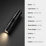 F954 Mini AAA LED Flashlight Keychain Torch