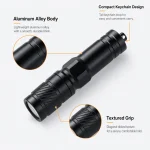 F954 Mini AAA LED Flashlight Keychain Torch
