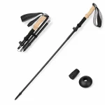 Foldable 3-section Nordic Walking Sticks Telescopic Hiking Poles