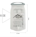 Custom Water Bladder Hydration Pack PEVA Bags 2L Water Bag