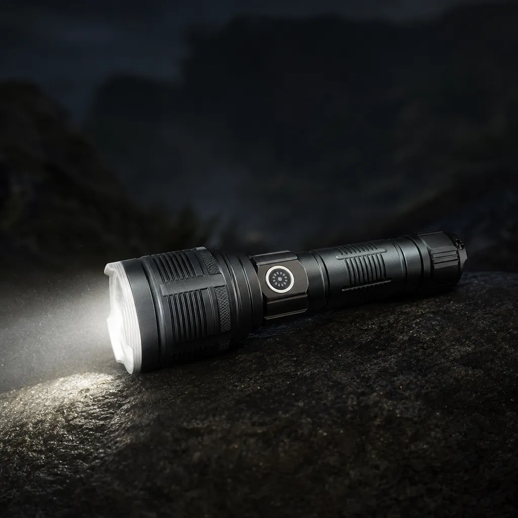 G172 10 W Laser Zoom Flashlight 1000 lm Aluminum Alloy 26650 Battery Torch