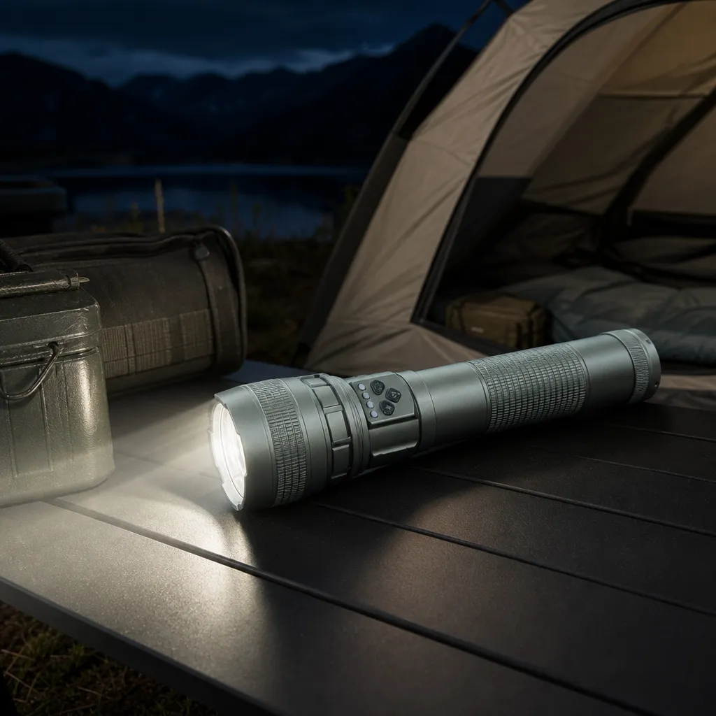 G300 10 W Laser Rechargeable Aluminum Flashlight