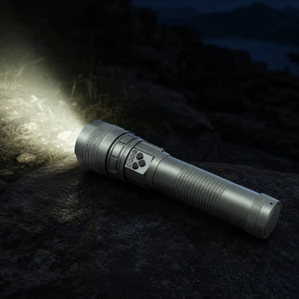 G300 10 W Laser Rechargeable Aluminum Flashlight