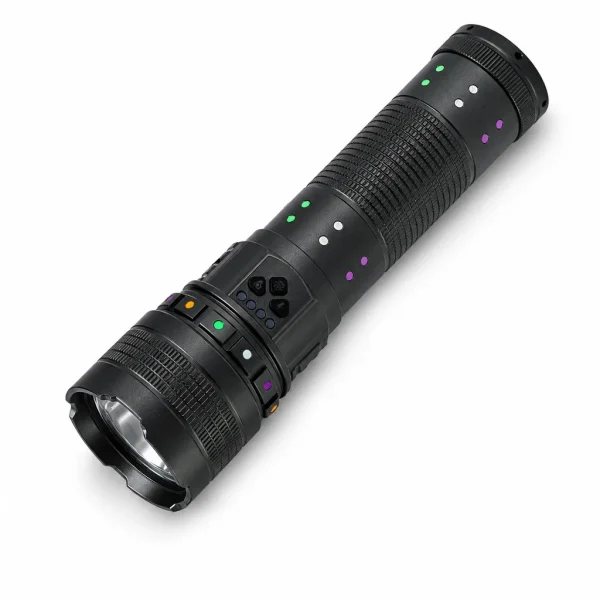 G300Y 10 W Three-Light-Source Rechargeable Aluminum Alloy Zoom Flashlight