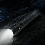 G300Y 10 W Three-Light-Source Rechargeable Aluminum Alloy Zoom Flashlight