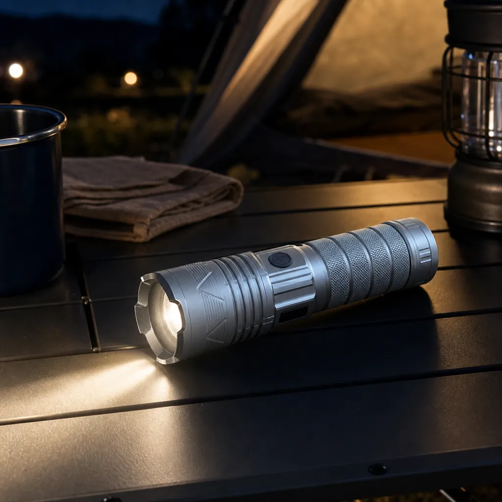 G403 4x20 W White Laser Zoom Flashlight 1000 lm Aluminum Alloy