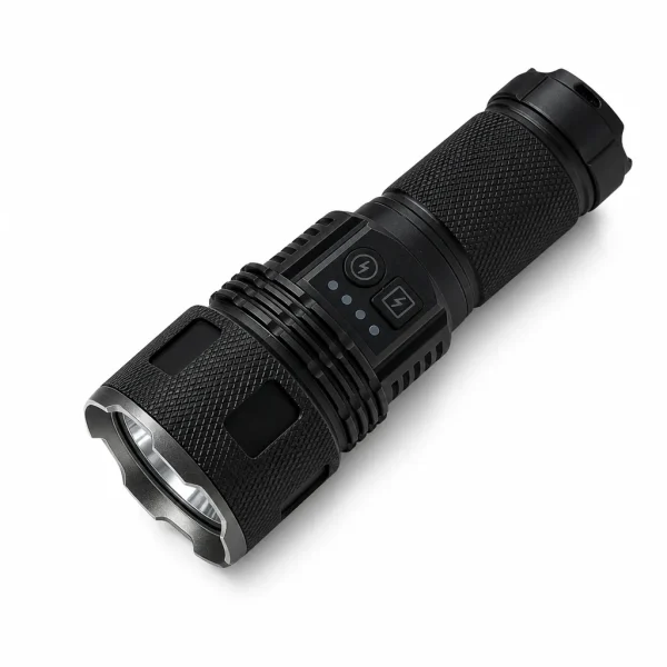 G404 Rechargeable Laser Flashlight Zoomable Tactical Torch