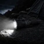 G404 Rechargeable Laser Flashlight Zoomable Tactical Torch