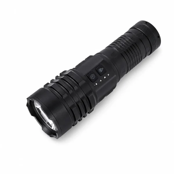 G421 Rechargeable Laser LED Flashlight Zoomable High Lumen Tactical Torch