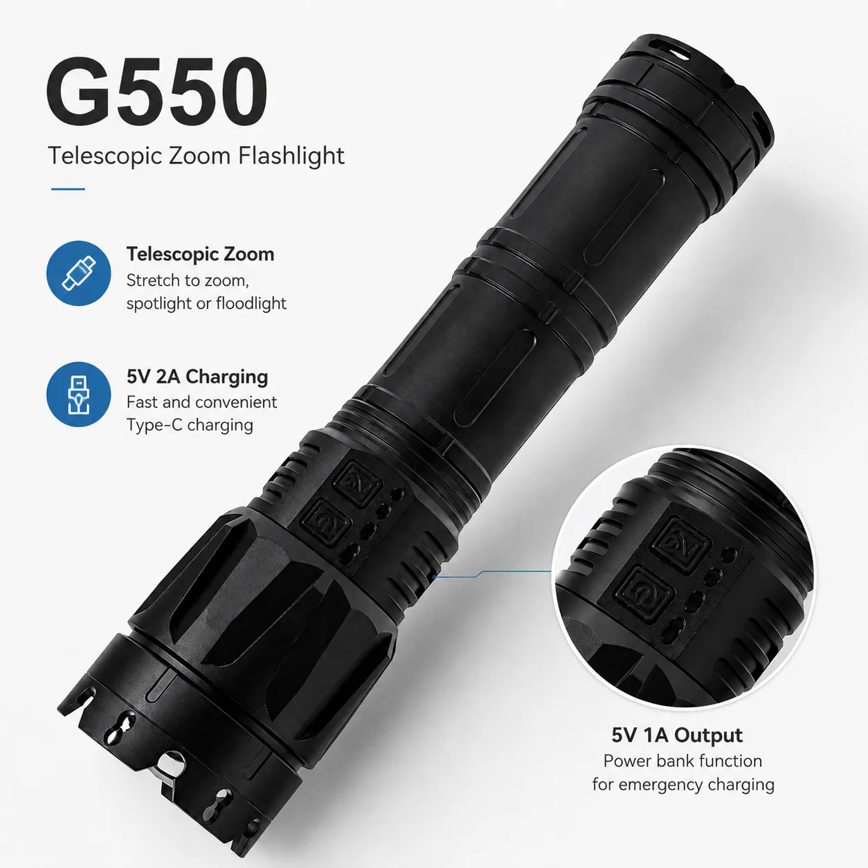G550 BT90 Laser Flashlight