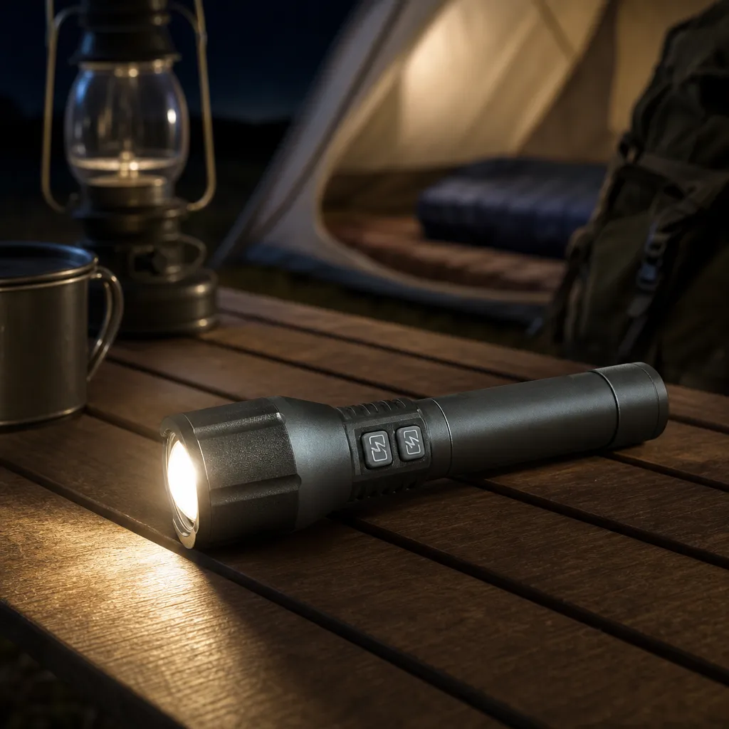 G62-1 10 W Laser Zoom Flashlight 1000 lm Aluminum Alloy Rechargeable Torch