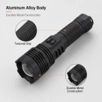 G64 Rechargeable Laser Flashlight Zoomable Tactical Torch