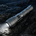 Aluminum Alloy USB Rechargeable IP65 Waterproof Strobe Zoom Flashlight