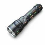 G66Y Rechargeable LED Laser Flashlight Zoomable Tactical Torch